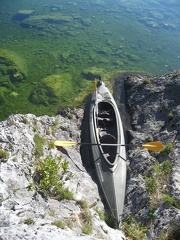 05 Altausseer See Ostufer Kajakparkplatz Badestein