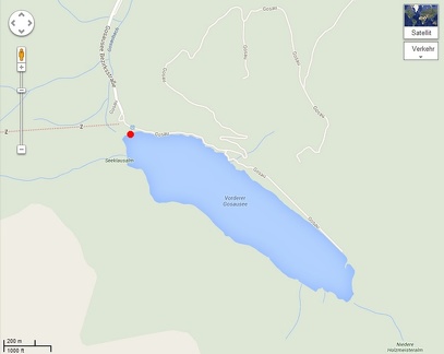 Gosausee (vorderer) Map