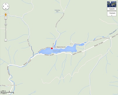 Hubertussee Map