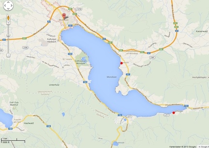 Mondsee Map