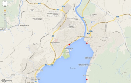 Traunsee Nord Map