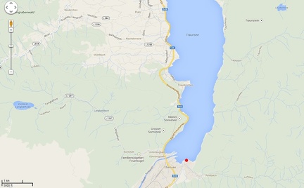 Traunsee Süd Map