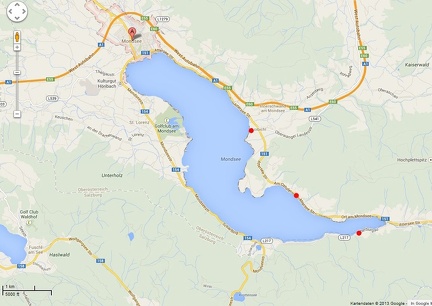 Mondsee Map
